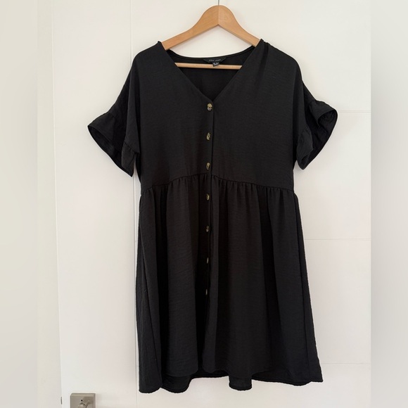 New Look Babydoll Flutter Sleeve Dress, size 8. - Picture 1 of 7